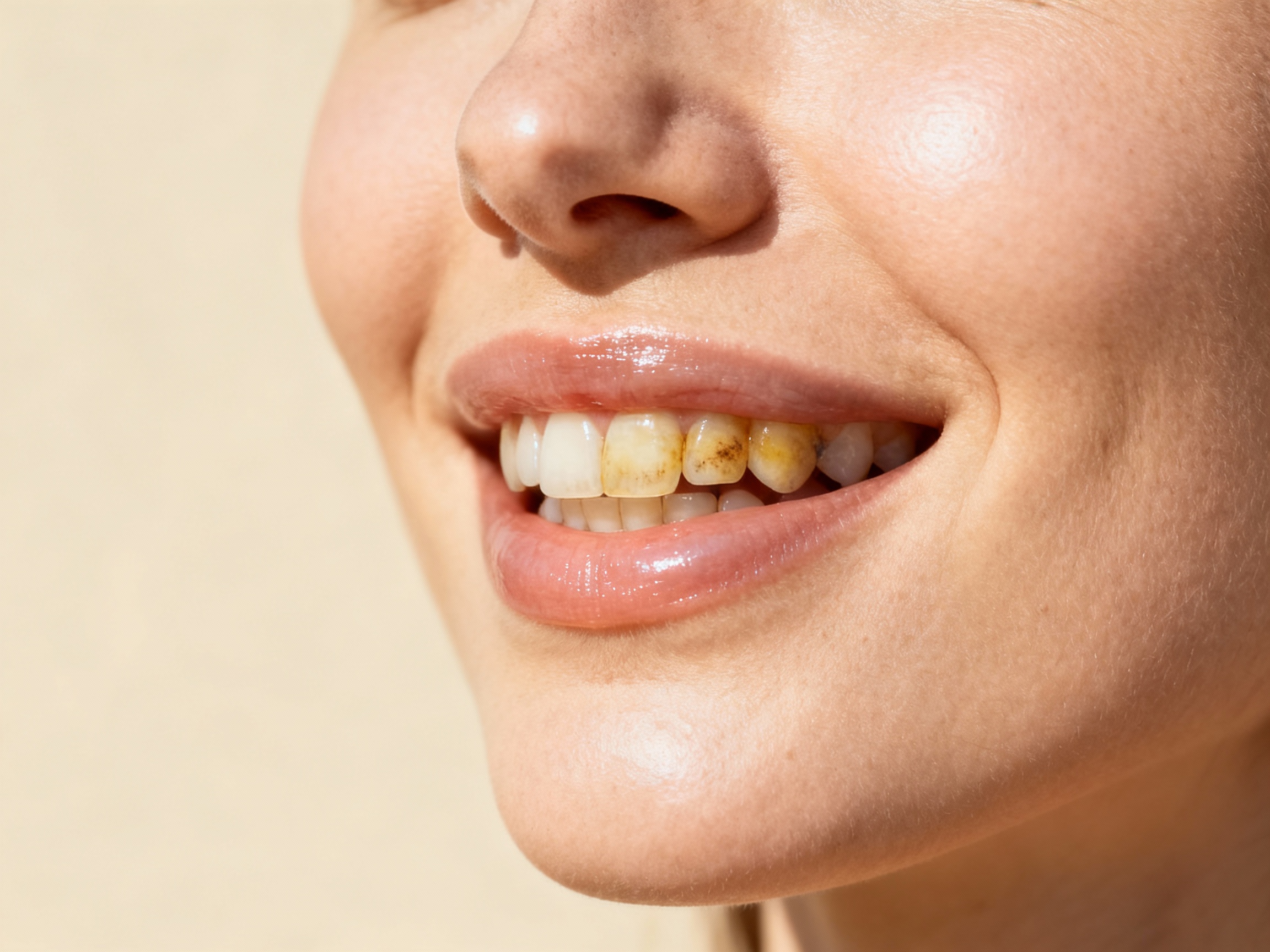 Before nicotine stains